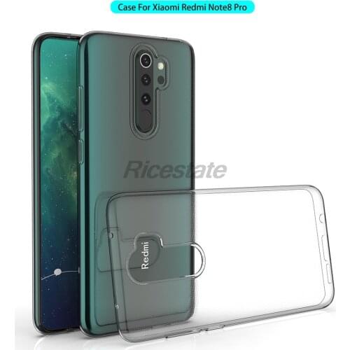 Xiaomi Redmi Note 8 Pro Ultra-thin clear Case for Redmi Note8 Pro Transparent Soft silicone TPU Phone Case For Redmi Note 8 Pro