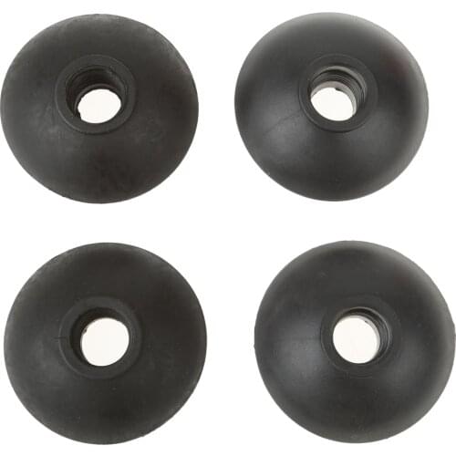 Outdoor 4pcs Replacement Rubber Mud Basket for Trekking Poles Hiking Sticks 4/5cm Black Trekking Stick Tips Camping Accessories