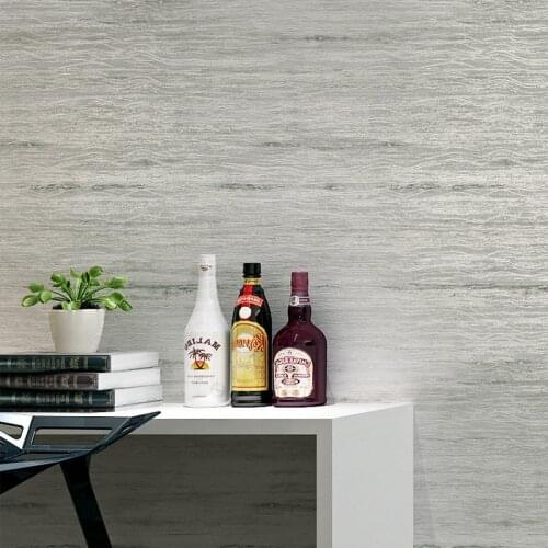 Modern Plain Solid Color Non-woven Striped Design Wall Paper Rolls Bedroom Living Room Backdrop Grey Beige Wallpaper Home Decor