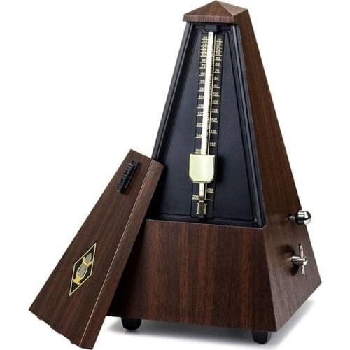 Vintage Tower Type Guitar Metronome Bell Ring Piano Violin Rhythm Mechanical Pendulum Metronome