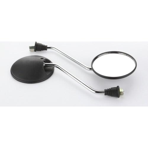 Universal 8mm 10mm Motorcycle Mirror Scooter E-bike Rearview Mirrors 2pcs / pair Electromobile Rear Convex Mirror