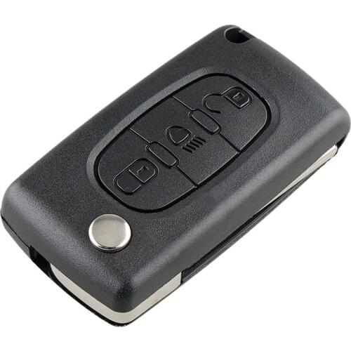 1 Pcs Car Flip Key Shell 3B Ce0523 For Citroen C4 C5 C6 C8 Remote Key Cover Fob Case Shell Cover Key Protector Hot Sale Dropship