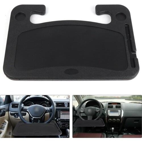1pcs Portable Car Laptop Desk Mount Stand Steering Wheel Work Drink Food Coffee Goods Tray Board Dining Table Holder