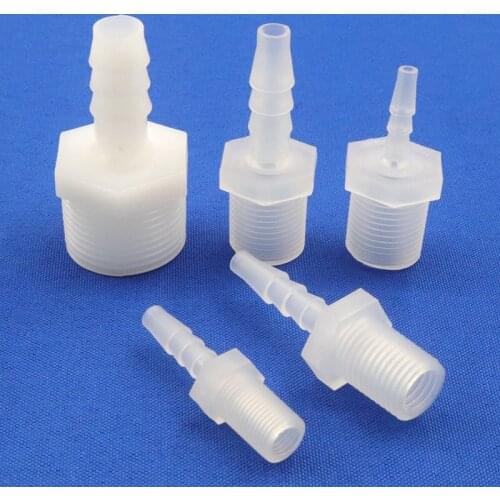 200~5pcs G1/8 G1/4Inch Thread To 2.8~12mm Food Grade PP Connectors Aquarium Fish Tank Air Pump Aerator Hose Fittings