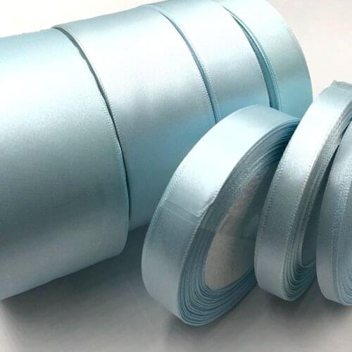 25 Yards Silk Satin Ribbon Wedding Party Decoration Gift Wrapping Christmas New Year Apparel Sewing Fabric Ribbon 13