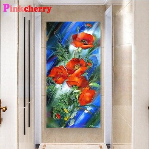 Diamond painting new Red rose 5d diamond embroidery cross stitch full square round diamond 3D DIY graffiti home decor gift P46