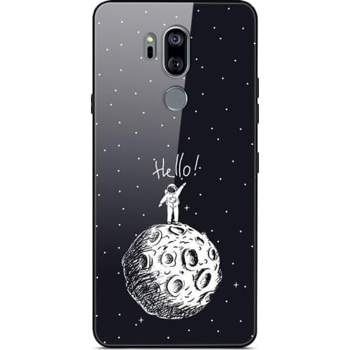 For LG G7 ThinQ For G7 Fit For G7 One Phone Case Tempered Glass Case Phone Cover Fitness Back Bumper Series 2