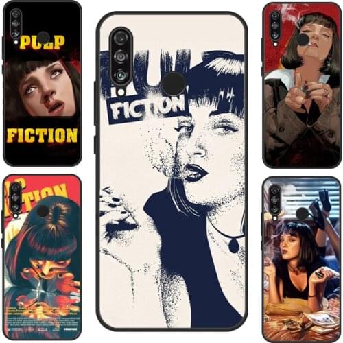 Mia Pulp Fiction For Huawei P40 Lite P20 P30 Pro Mate 20 Lite Nova 5T P Smart 2019 Case For Honor 8X 9X 10i