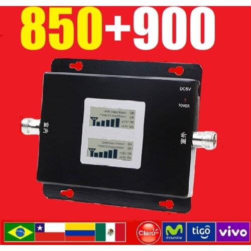 70dB high gain dual band 3G 4G 1800 2100mhz repeater UMTS WCDMA LTE cellular signal booster amplifier ALC AGC russia france