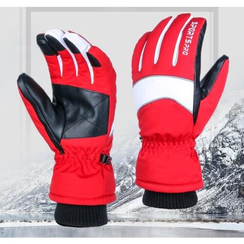 Cotton Women Gloves Warm Windproof Waterproof Touch Screen Gloves For Motorcycle Bike Outdoor Camping Hiking 2020 New