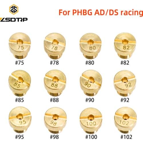 ZSDTRP 12 pcs Carburetor Main jet For PHBG CARBB Replacement Carburetor Jets For Dellorto PHBG Carb Main Injector Pilot Jet