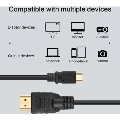Kebidu 1.5M 5Pin 1080P Micro USB Cable HDTV Adapter Applying For Samsung Galaxy Note 3 S2 S3 S4 S5 For HTC LG For Sony