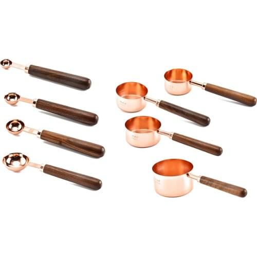 FenKicyen 4pcs Liquid Ingredients Measuring Spoons Cups High Quality Handle Portable Bartending Gadgets Bar Measures Accessories