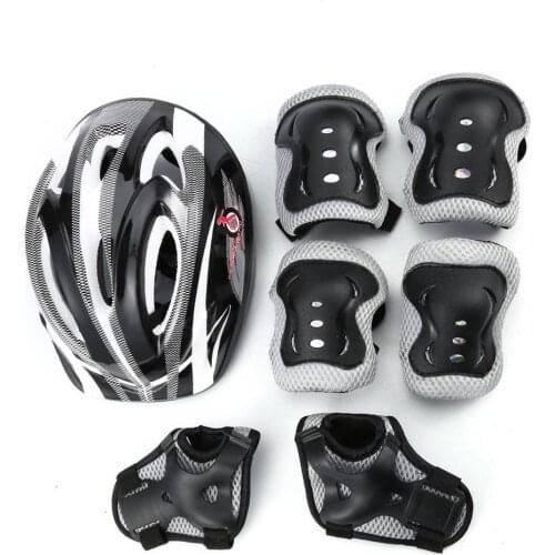 7 pcs/set Skating Protective Gear Sets Elbow pads Bicycle Skateboard Ice Skating Roller Knee Protector For Kids