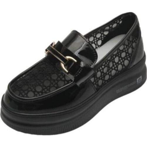 New womens sandals fashion mesh stitching thick-soled anti-skid pedal light and comfortable casual sandals women