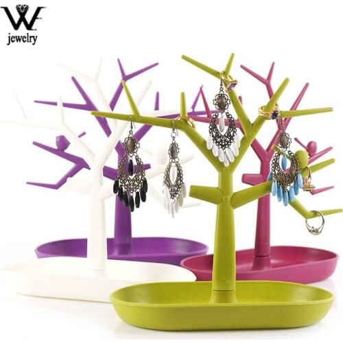 WE New Style Little Bird Earrings Necklace Ring Pendant Bracelet Jewelry Display Stand Tray Tree Storage Racks Organizer Holder