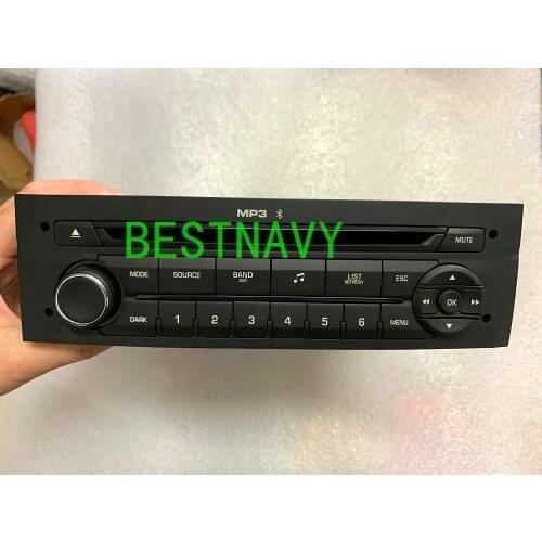 Genuine Original large panel RD45 Car Radio with CD USB Bluetooth aux MP3 for Peugeot 207 206 307 308 807 Citroen C2 C3 C4 C5 C8