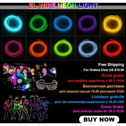 5M EL Wire Neon Light,LED Night Light Car Flexible Soft Tube Lights For Xmas Party Pub LED Strip Sign Anime/Body Woman RGB Lamps