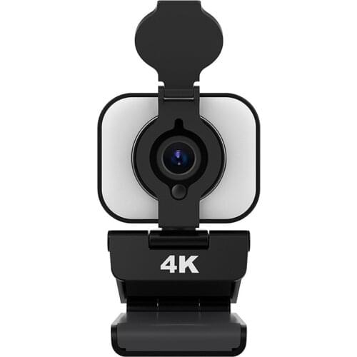 USB Computer Camera for PC 4K UHD Built-in Microphone Game Live Broadcast Conference Teaching Fill Light Web Camera 1.5M