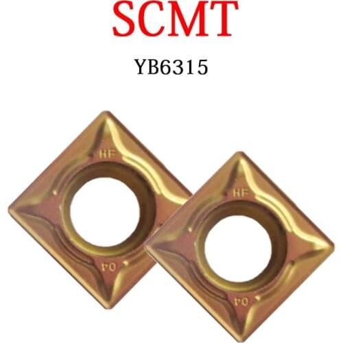 High Efficient Inserts SCMT SCMT09 09T304 09T308 SCMT09T304 SCMT09T308 -AHF YB6315 CNC Turning Tool Holder Lathe Cutter