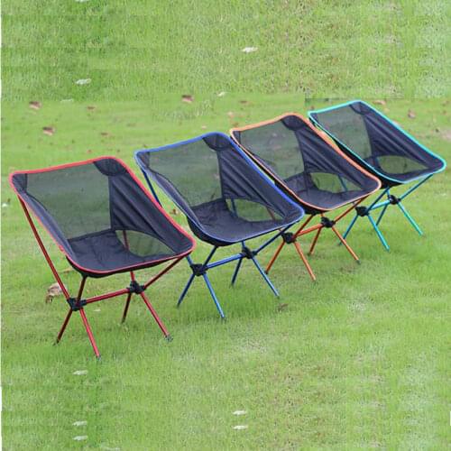 High Strength Aluminium Alloy Light Folding Fishing Chair Outdoor Camping Leisure Picnic Beach Chair Other Fishing Tools