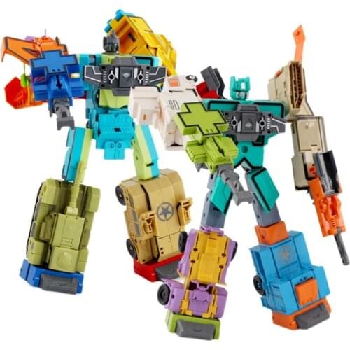 YX YUEXING 8183D Transformation Bruticus Figure Action Anime 25cm ABS Statue Number 1-9 Combination KO Jinbao Combaticons Toys