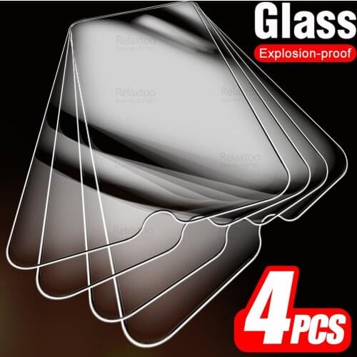 4pcs Tempered Protective Glass For Samsung Galaxy A22 A32 A52 A72 5G 4G A 22 32 52 72 HD 9H Cover Screen Protector Phone Film