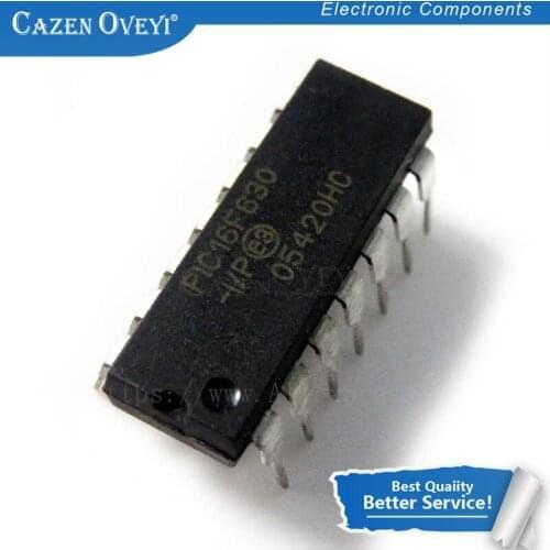 5pcs/lot PIC16F630-I/P DIP14 PIC16F630-I DIP PIC16F630 DIP-14 16F630 In Stock
