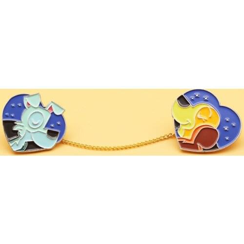 Cute Dog brooch and enamel pins Men and women fashion jewelry gifts anime movie novel lapel badges