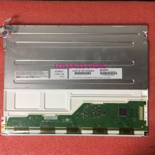 LQ121S1DG43 12.1 INCH Original INDUSTRIAL MONITOR LCD DISPLAY SCREEN CCFL 800*600 LVDS 20PINS TFT