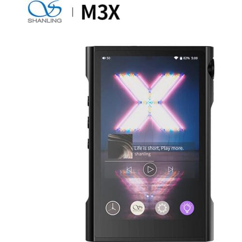 SHANLING M3X MQA MP3 Player Bluetooth Dual ES9219C DAC/AMP DSD256 32bit/384kHz Hi-Res Portable Music Player