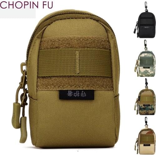 Molle external hookable hanging small bag 4.5 inch mobile phone camera cigarettes pack mini kit attached bag A3129