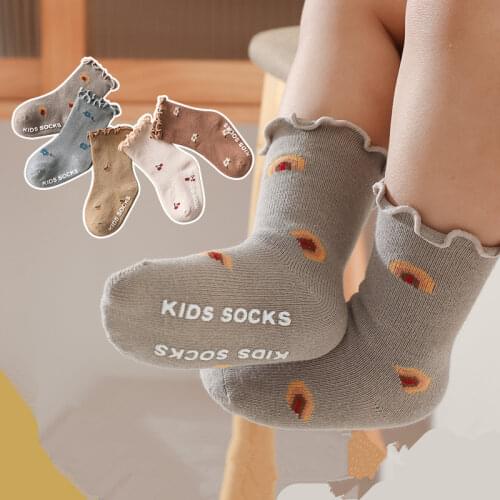 2021 New Baby Socks Girls Sock Comfort Cotton Newborn Socking Kids Boy for 0-5 Years Baby Clothes Accessories