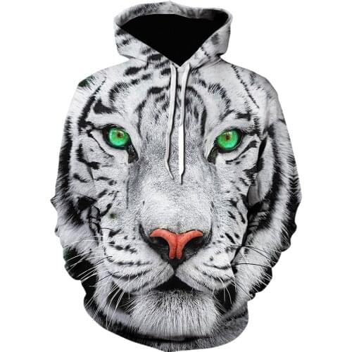 King of Animals Tiger 3D Printed Sweatshirts Men/Women Funny hoodie Casual Hoody Fashion Streetwear hoodies animal tiger jacket