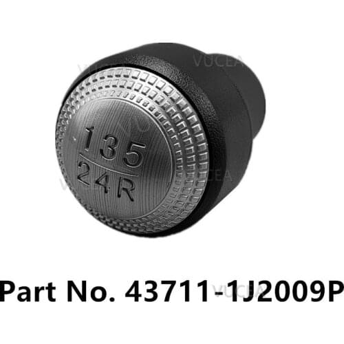 Knob gearshift lever 5 speed For Hyundai 2010 - 2013Tucson Ix35 I20 Getz 2008 - 2012 OEM 437111J2009P 43711-1J2009P 437111J200
