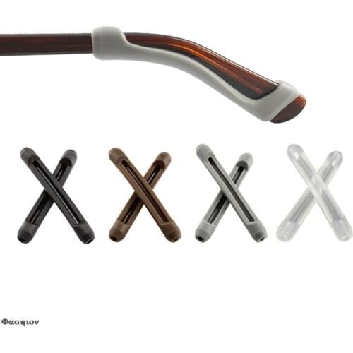 Silicone Sleeve Glasses Sunglasses Slip Sets Glasses Non-slip Cover Glasses Leg Sets Anti Slip Silicone Ear Hook Kit