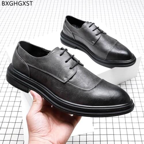 Fashion Party Shoes for Men 2021 Height Increase Shoes Men Luxury Brand Business Shoes Men Oxford Zapatos Hombre Chaussure Homme