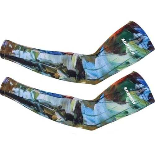 Men Women Arm Sleeve Sun Protection Breathable Tattoo Cuff Quick-dry Running Cycling Arm Warmers Bicycle Golf Sports Over sleeve