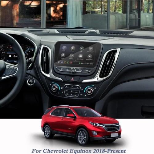 7inch 8inch Car Styling GPS Navigation Screen Protect Glass Film For Chevrolet Equinox 2018-Present Internal Auto Accessories