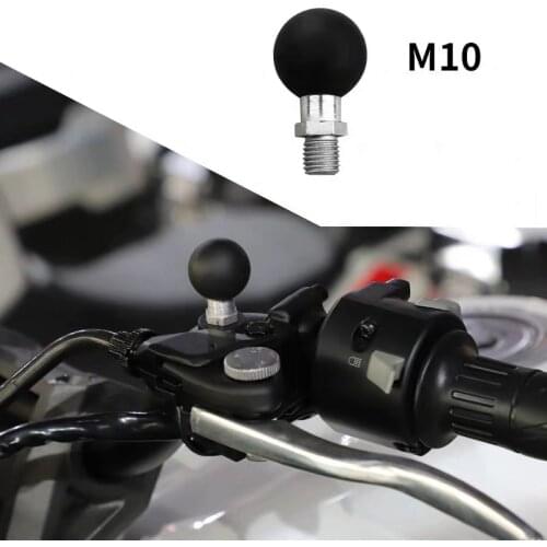 1Inch Ball Base M10 X 1.25 Male Thread Mount | Motorcycle Motorbike For Ram Mounts