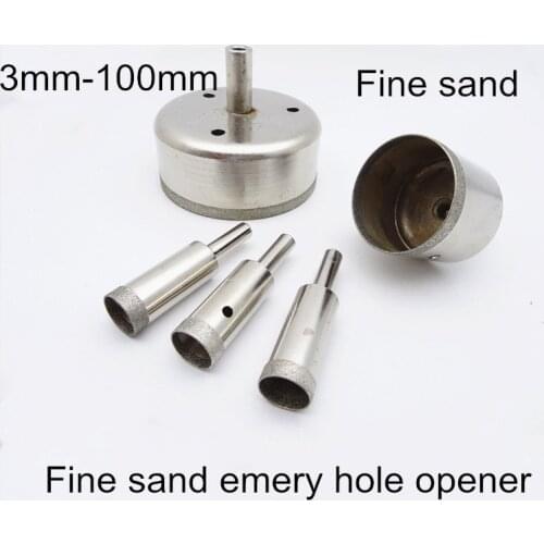 1Pcs Ceramic Hole Saw Drilling Bits Power Tool Core Tiles Cutter Granite Porcelain Round Beads Peeling Rounding Grinding Emery
