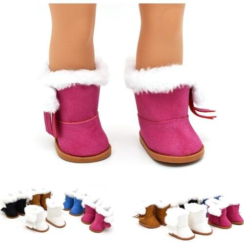 10Pcs 7cm doll accessories doll shoes imitation baby shoes accessories girl snow boots