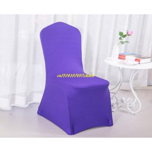 120pcs/lot Colorful Spandex Party Wedding Chair Covers for Weddings Universal Stretch Polyeste Lycra Chair Cover 22 colors