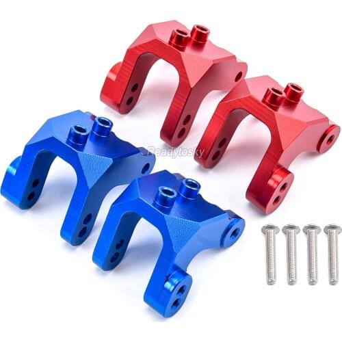 2PCS Aluminum Shock Absorber Fixed Seat Axle Mount Set For 1/8 1:8 LOSI LMT 4WD Solid Axle Monster Truck LOS04022 Upgrade Parts