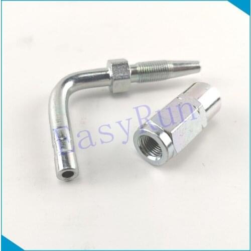 8.6*4.2 Custom Hydraulic Hoses and Fittings Right angle 90 degree fittings 6MM With slot