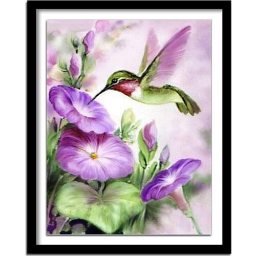 Nabi Full Diamond Painting Bird With Square/Round Stones Animal Picture Of Rhinestones Diamond Mosaic Home Diamond Art Decor