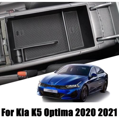 Car Center Storage Box Arm Rest Armest Glove Holder Plate For Kia K5 Optima 2020 2021 Auto Glove Storage Box Container