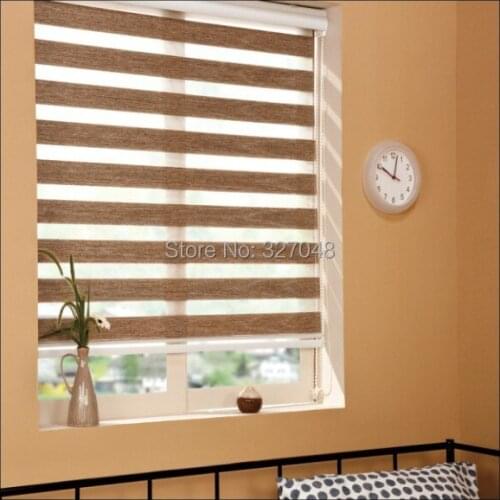 FREE SHIPPING blackout zebra roller blinds canada and room darkening blinds for bedroom