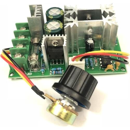 DC10-60V DC 10-60V Motor Speed Control PWM Motor Speed Controller Switch 20A Current Voltage regulator High Power Drive Module