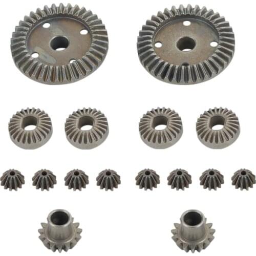 For Wltoys A959 A969 A979 K929 A959B 1/18 RC Car Spare Parts Metal Gear 38T 24T 15T 12T Differential Driving Gears